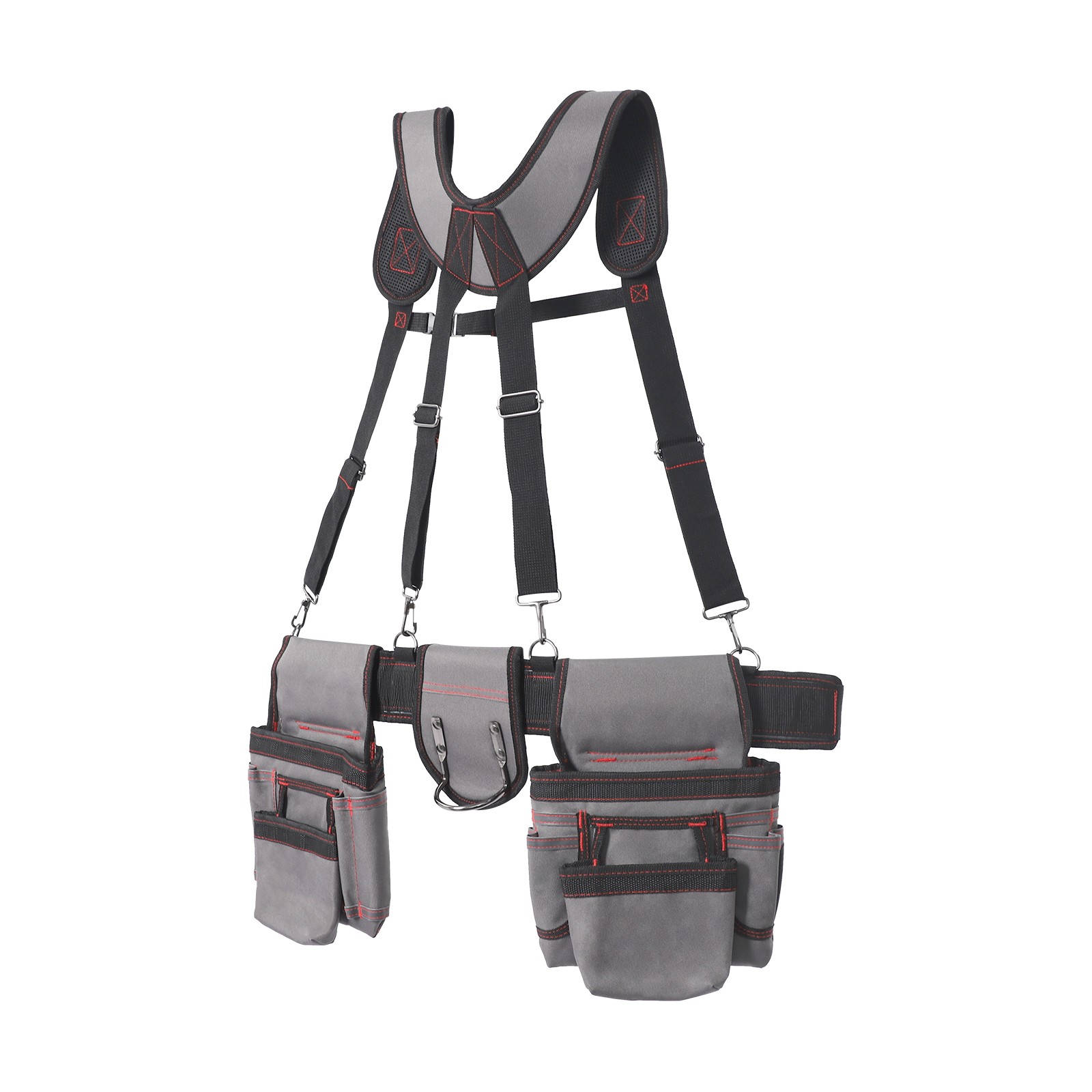 Tool Belt with Suspenders Electrician Tool Bag Adjustable Utility Belt Work Bag