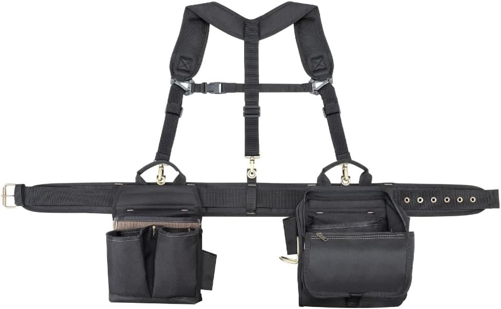 CLC 1608 Electrician Tool Belt 28 Pocket Black