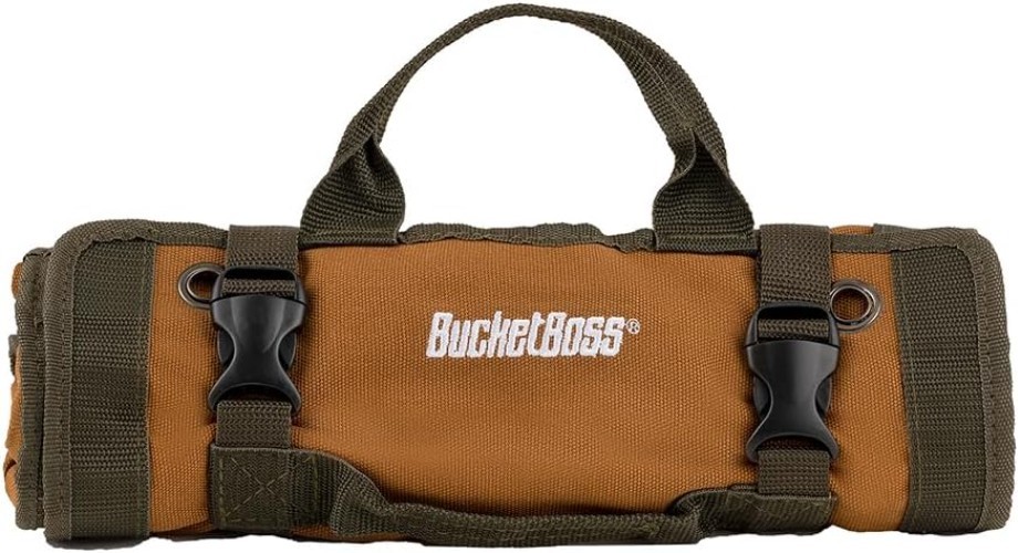 Versatile Heavy-Duty Tool Roll with 6 Zippered Pockets – Perfect for DIY Tasks
