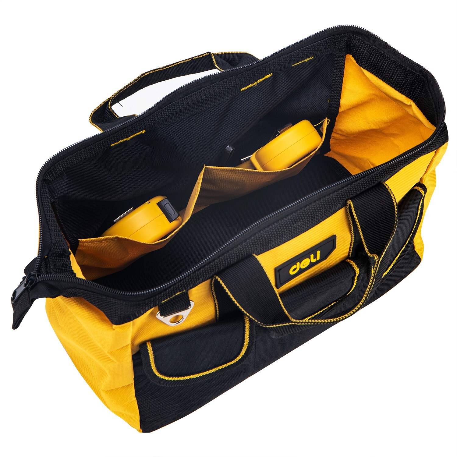 Deli Bag Tool Water-resistant Tote Bag Wide Mouth Storage 13-inch Oxford Cloth