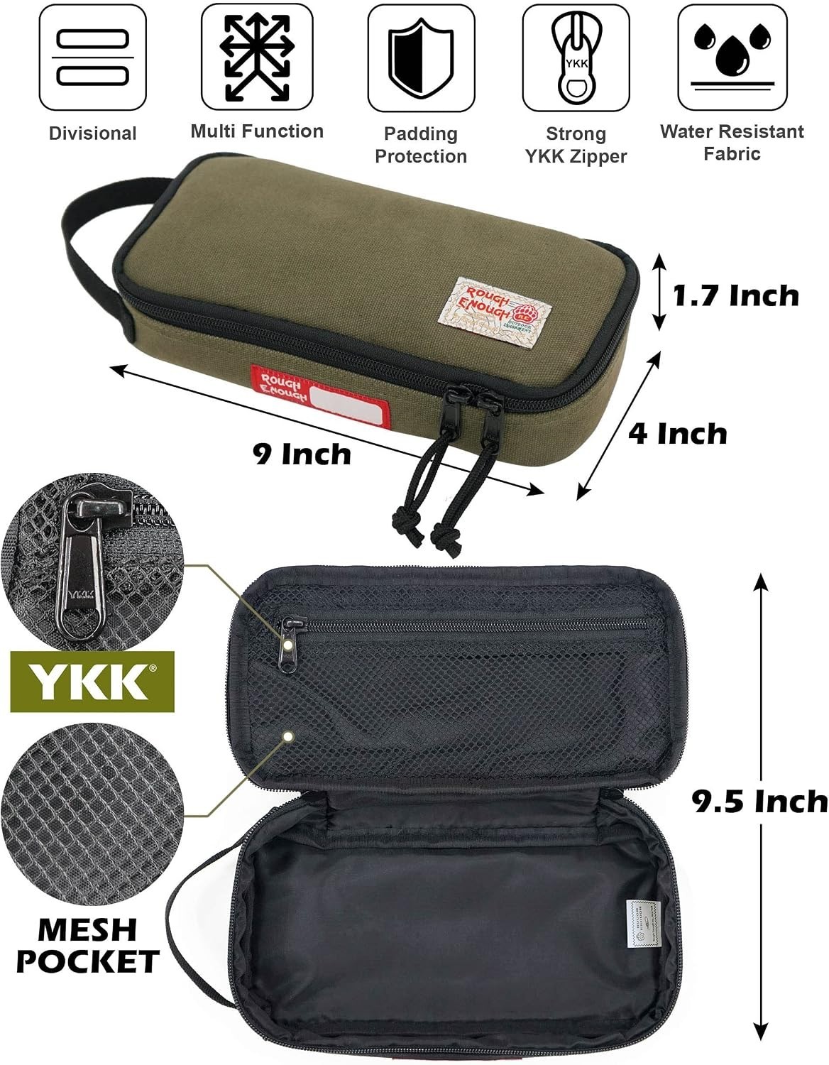 Rough Enough Small Tool Bag Pouch Organizer