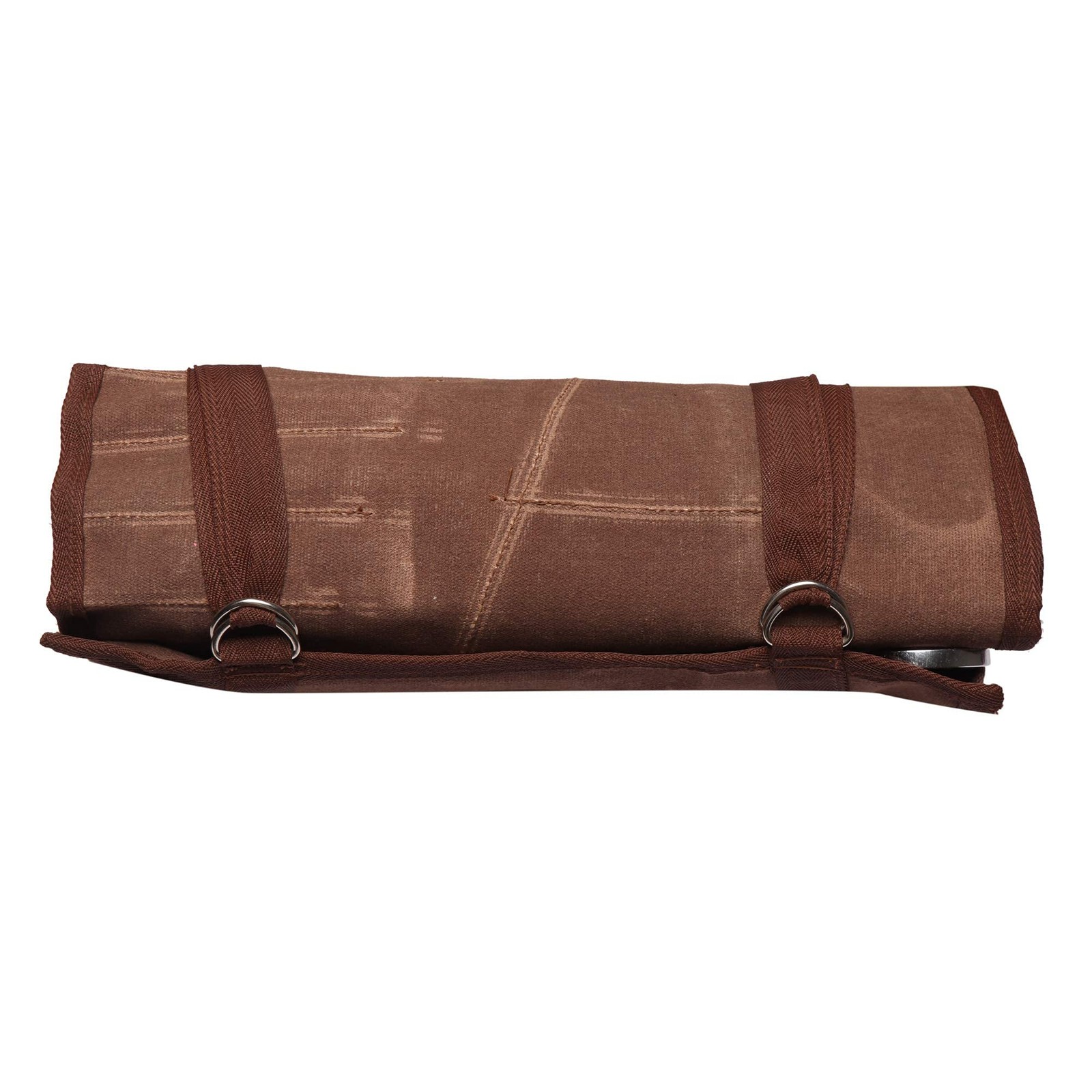26 Pocket Wrench Organizer Roll-Up Bag Handcrafted Waxed Canvas Tool Pouch He…