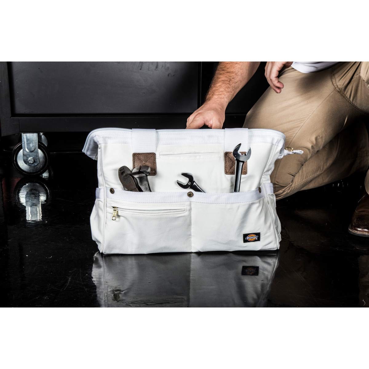 Dickies 16Inch Durable Canvas Work Bag for Painters, Carpenters, and Builders…