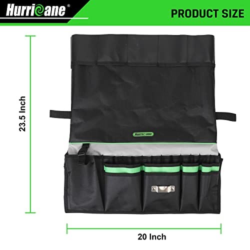 5 Gallon Bucket Tool Bag Organizer, Garden Tool Caddy with 52 Pockets,