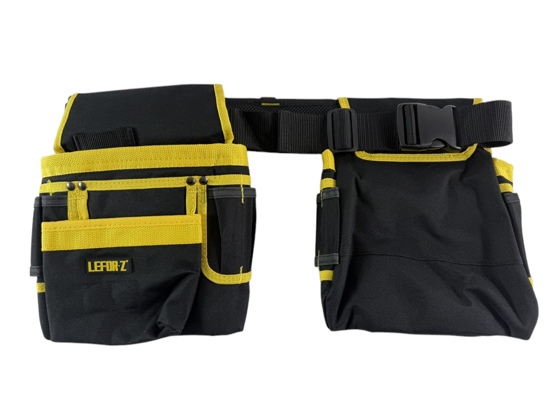 Lefor-Z NEW Pro 11 Pocket General Construction Work Tool Belt Rig Apron Pouch