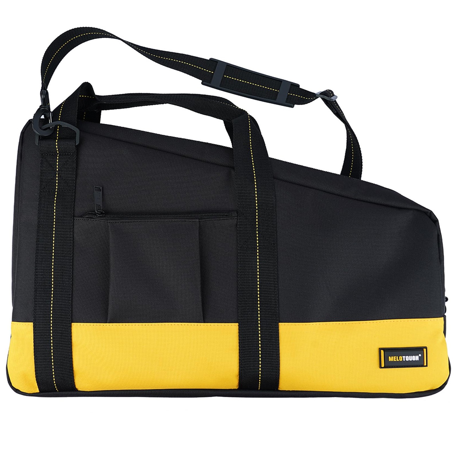 22 inches (L) x 14 (W) x 4 (H), Yellow Framing Nail Gun Bag