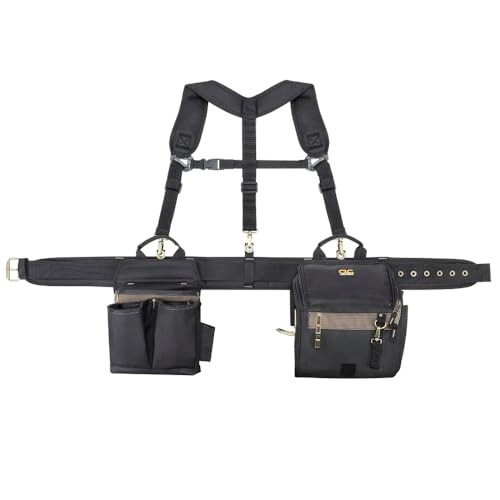 CLC 1608 Electrician Tool Belt 28 Pocket Black