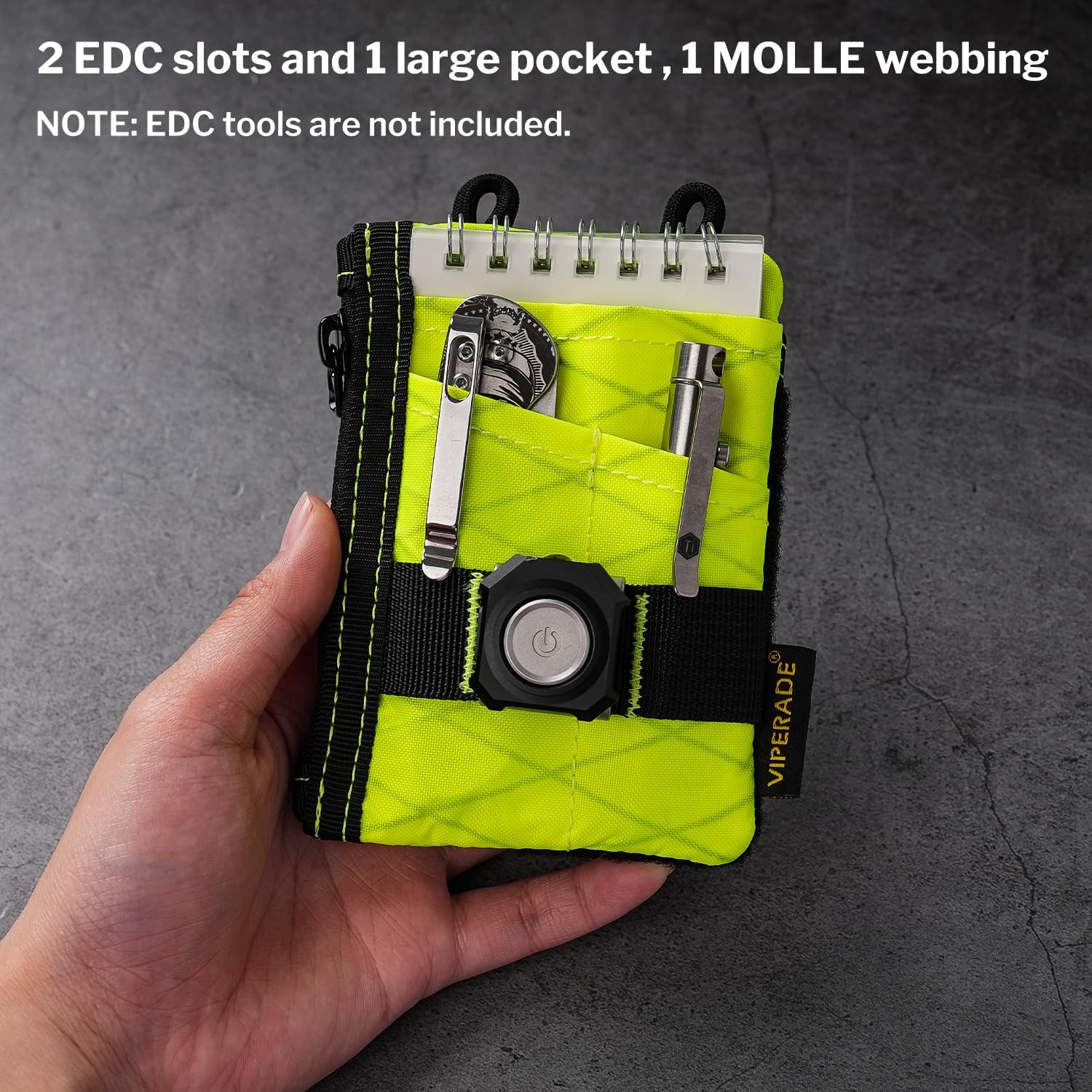 VE18-S Small EDC Pouch, Mini Pocket Organizer Pouch for Men, EDC Pocket Organize