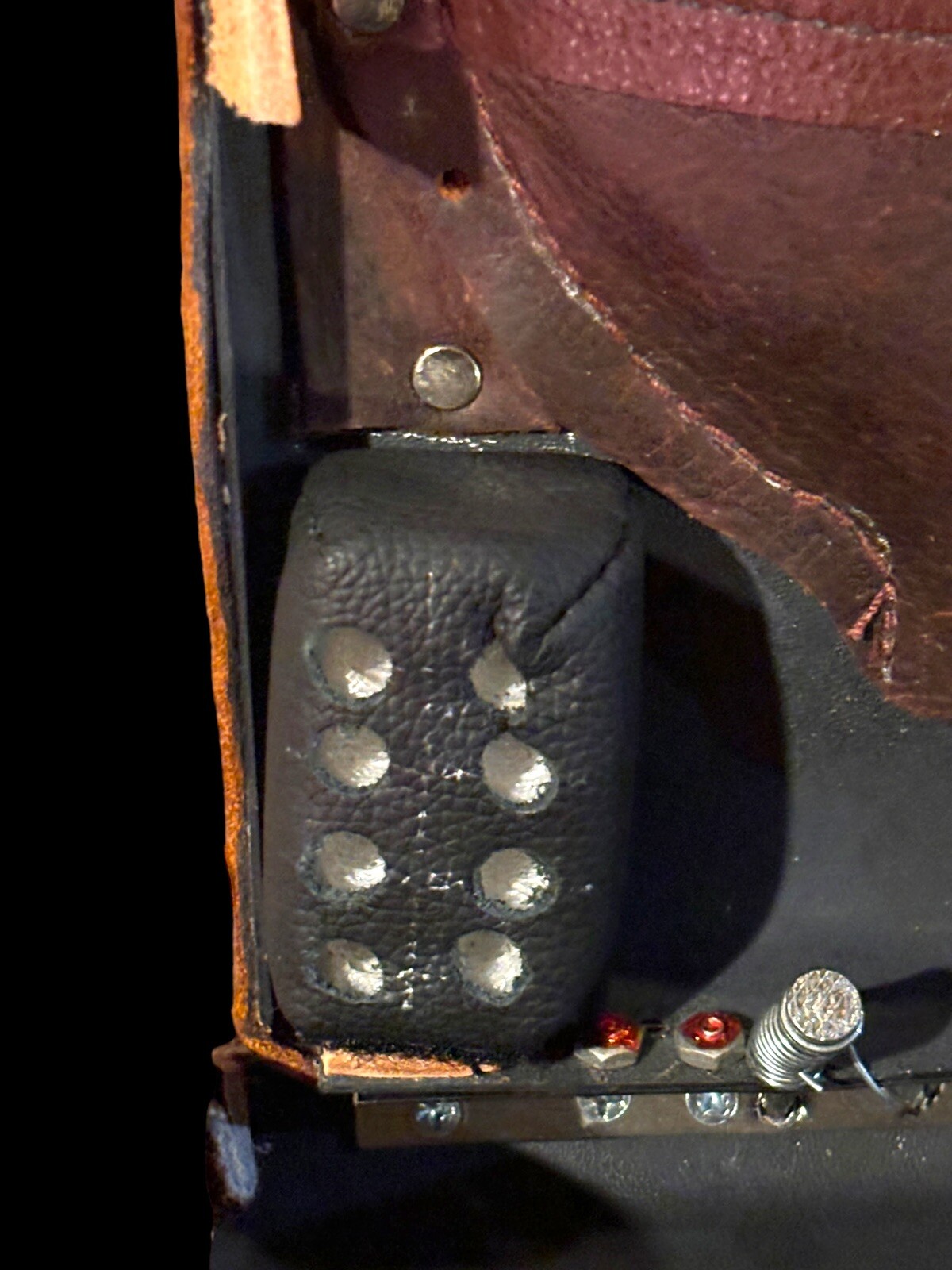 Handmade Leather Belt Case Box Foam Insert Tool Small Holster