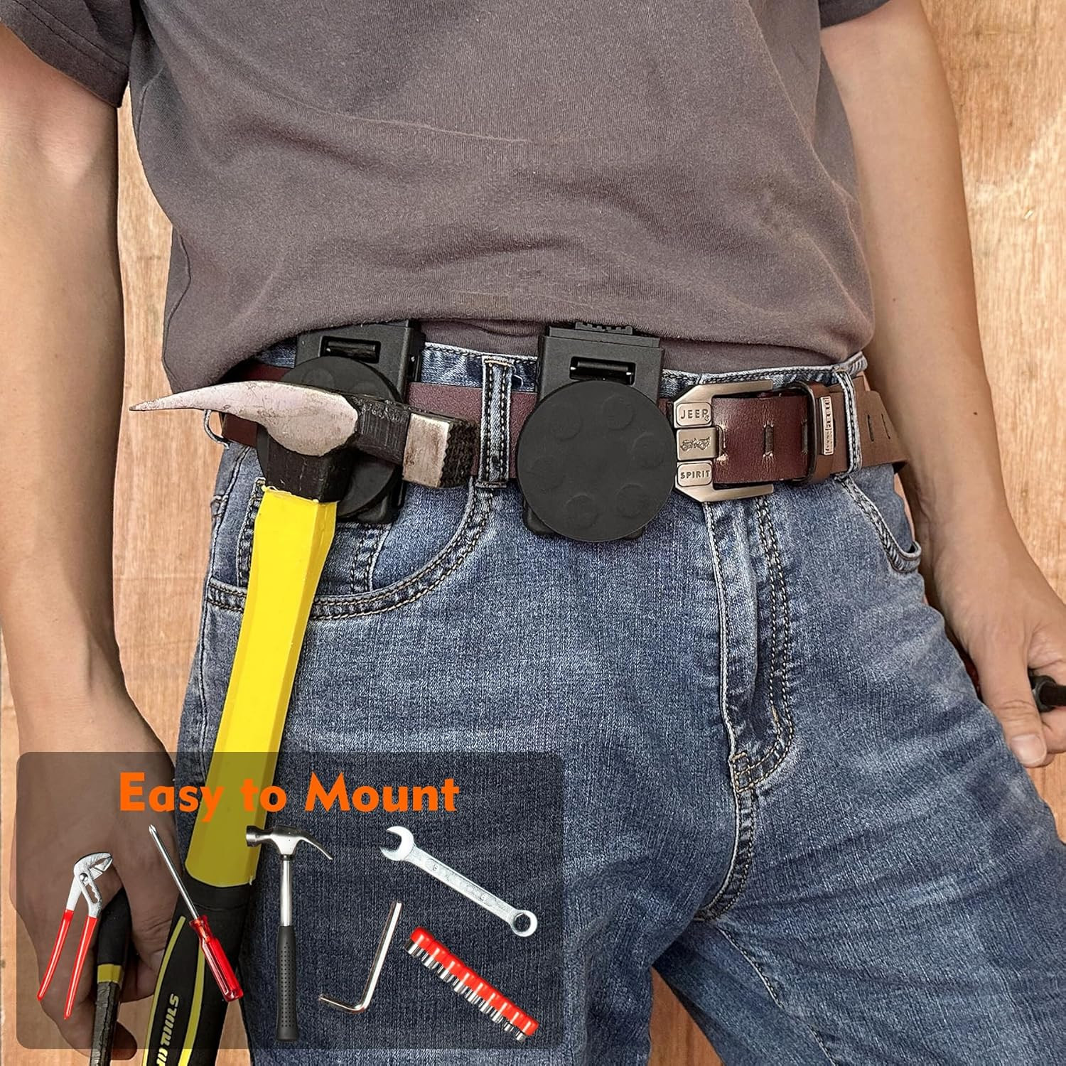 Tool Holster Belt Clip Heavy Duty Magnetic Tool Holder for Belt Clip Anti Slip