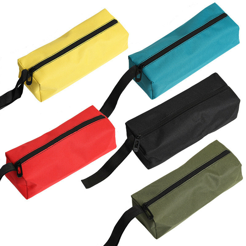 Zipper Tool Bag Firm Organize Storage Small Parts Hand Tool Plumber Electrician