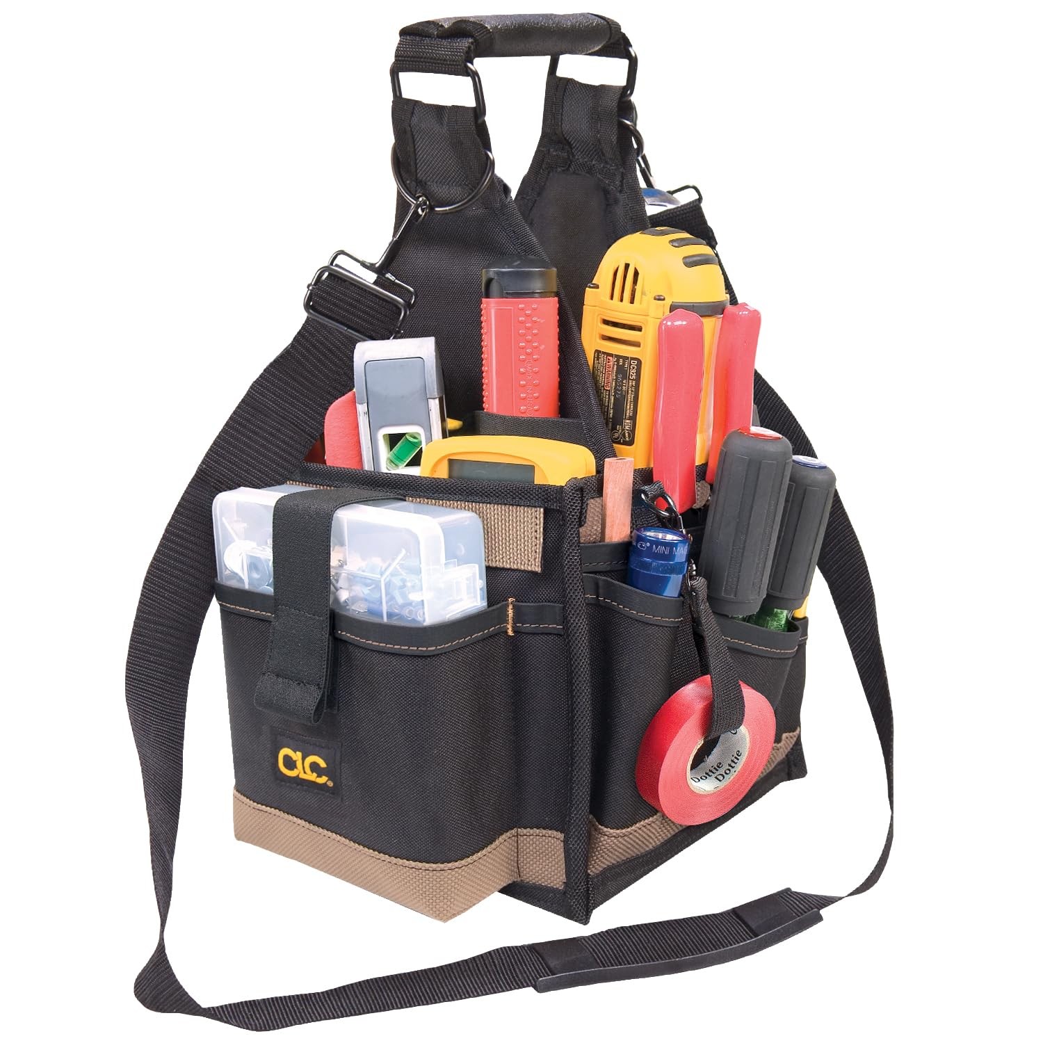 Custom Leathercraft 1526 25 Pocket Electrical and Maintenance Tool Carrier