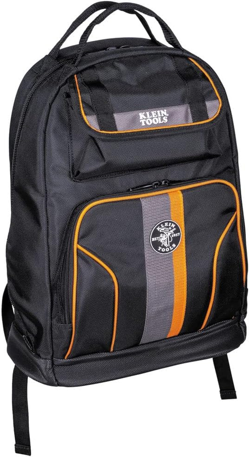 Heavy Duty Tool Bag Backpack with 35 Pockets for Tools and Gear