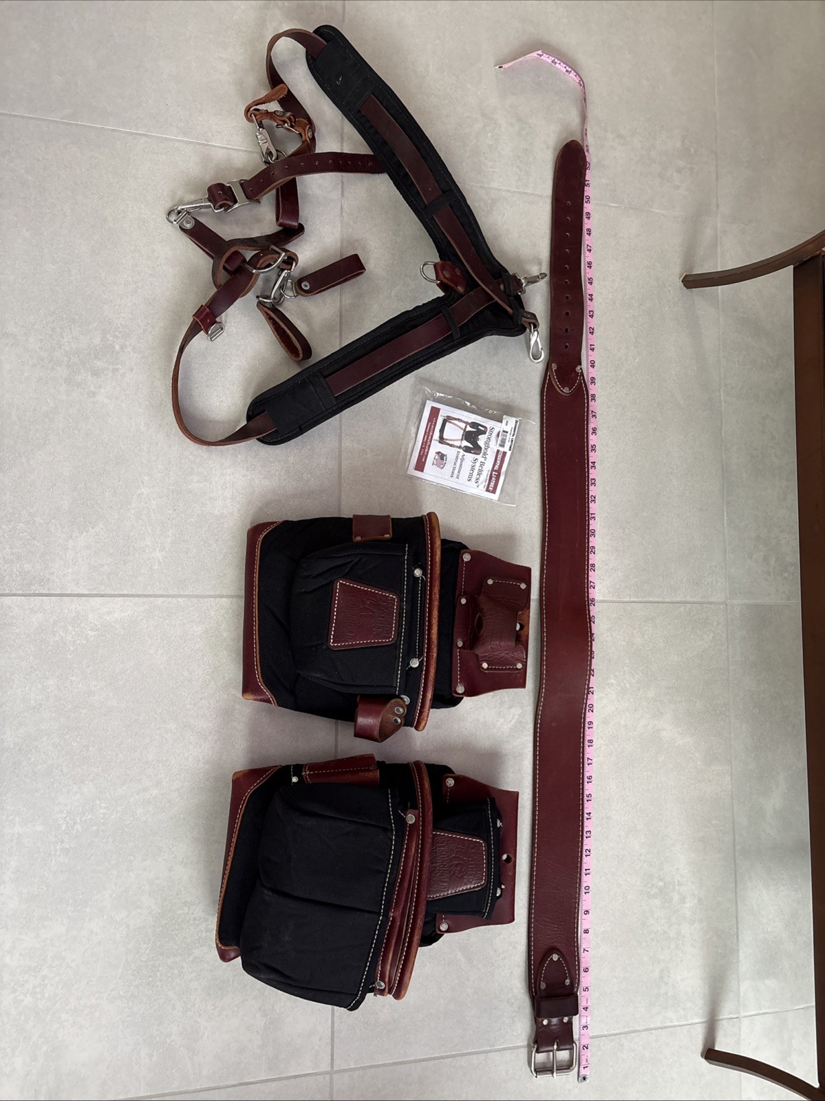 Occidental Leather 8580 FatLip Tool Bag Set and Suspenders – XL