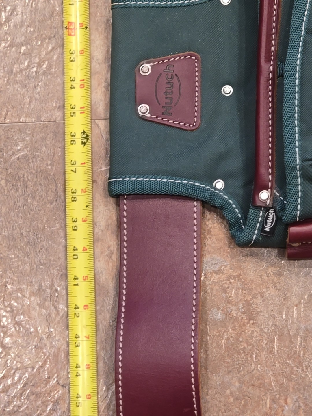 NUTUCH Nylon and Leather Tool Belt Carpenter Tool Belts Electrician