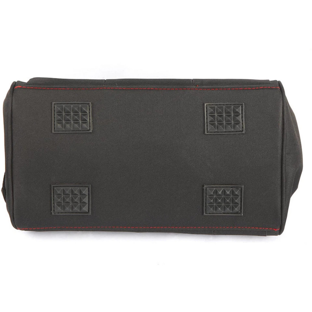 WORKPRO 16″/14″/12″ Wide Mouth Tool Bag Black Tool Storage Tote with Rubber Base