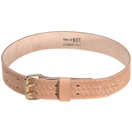 Klein Tools 5415S Tool Belt, Modular Tool Belt, Tan, Leather