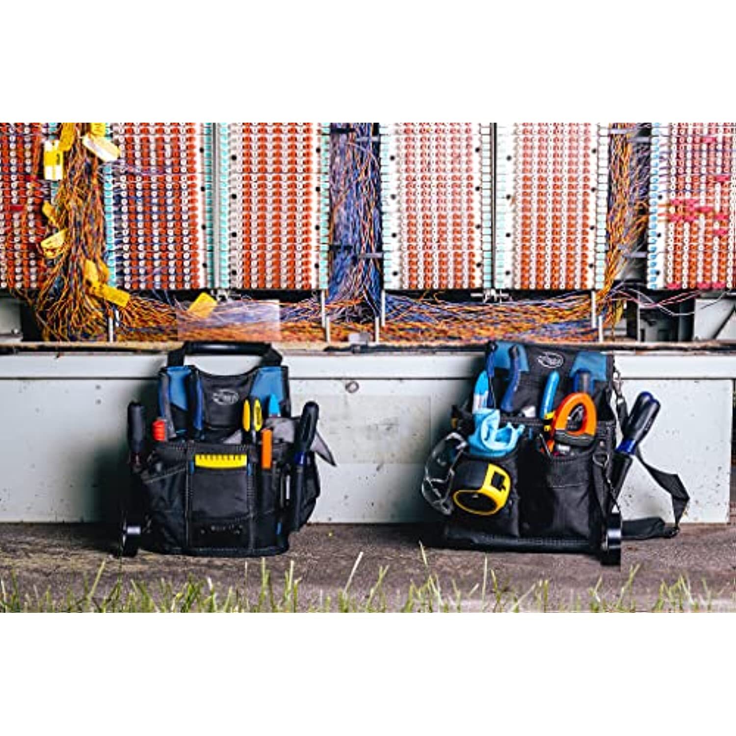 Dead On Tools HDP222496 Pro Electricians Professional Pouch, Black|black