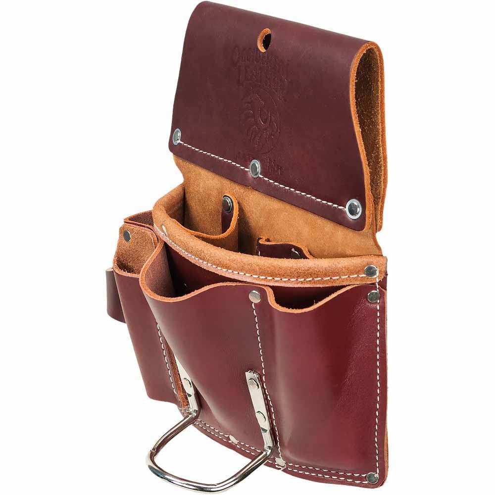 Occidental Leather 5070 11-Pocket Large Style Pro Leather Drywall Pouch, 8″ x 6″