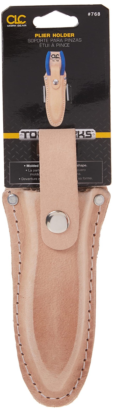 Leather Plier Holder Tan Heavy Duty Tool Belt Pouch for Electrician