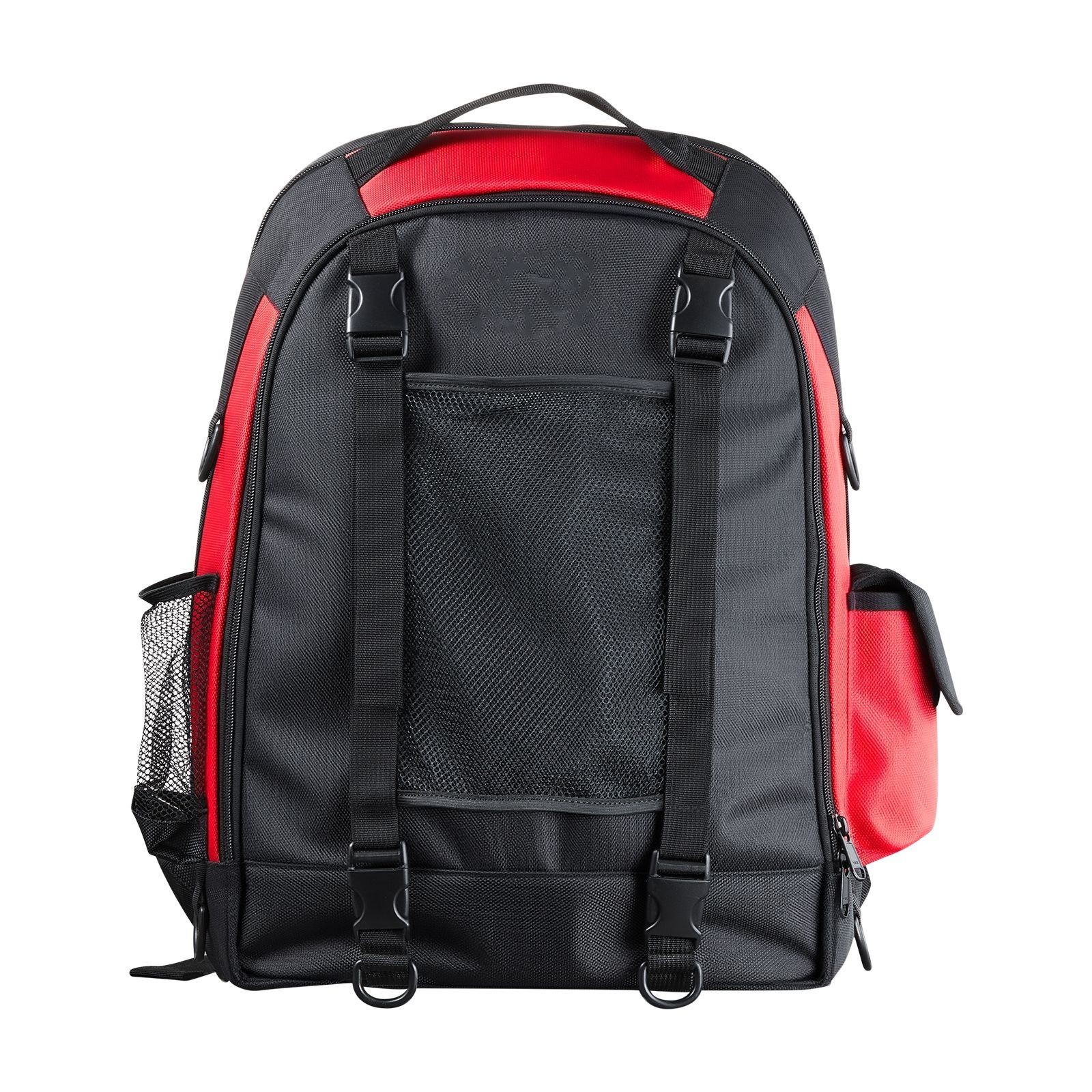 25.2L Welder Backpack, 1680D Polyester, 50lb Load, Helmet & Tool Storage