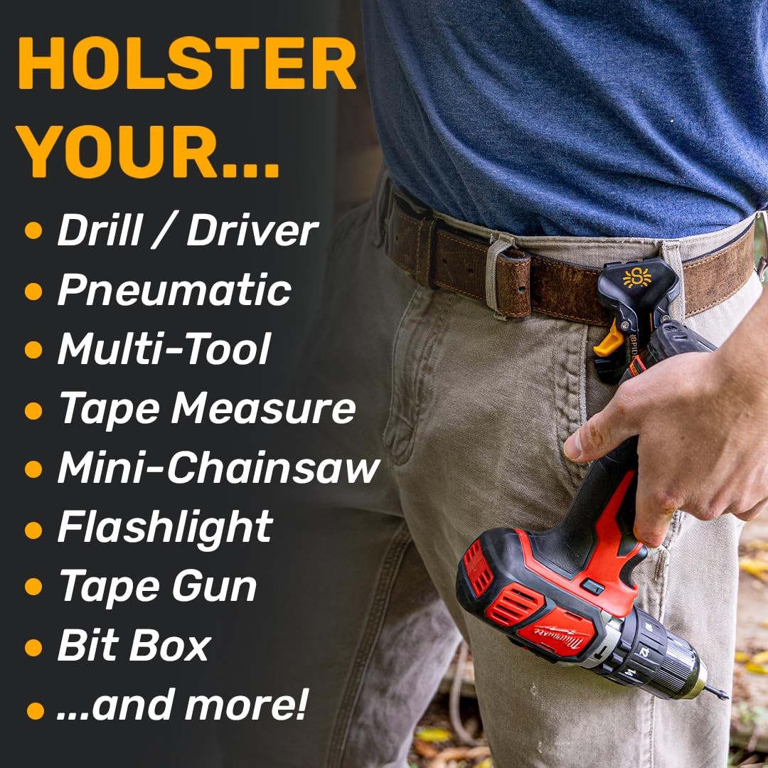 Tool Holster – Pro Tool Holster + One Tool Grip + One Driver Pin – Upgraded, …