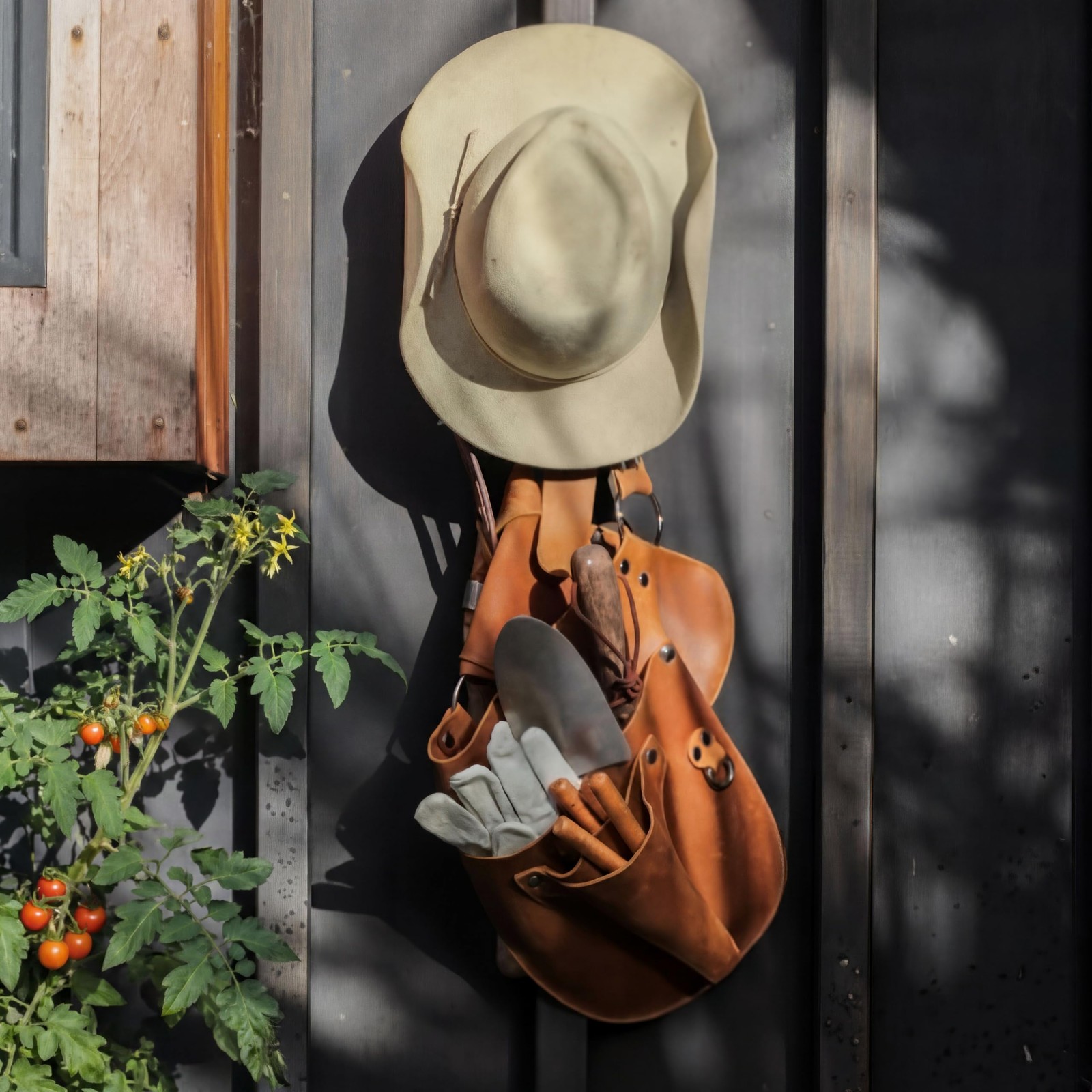 Leather Garden Tool Belt – Gardening gifts for women- Utility belt – Garden T…