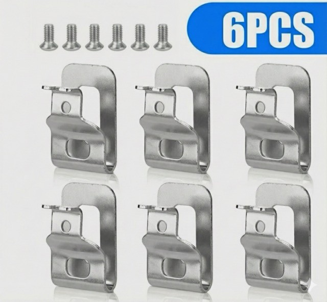 6 PCS For DEWALT 20V Drill Driver N268241 N169778 N086039 Tools Belt Clip Hook