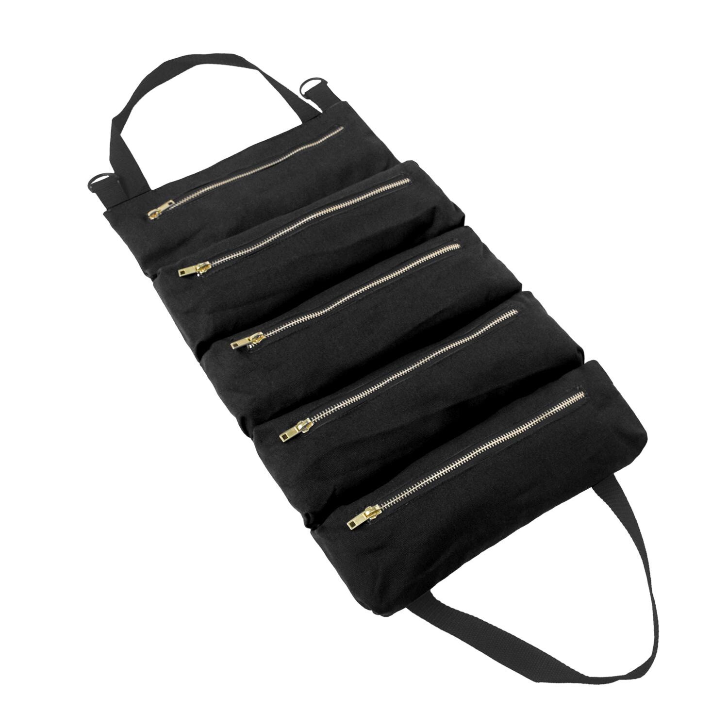 Tool Roll Organizer Foldable Bag for Car Electrician Tools Pliers Wrenches Pouch