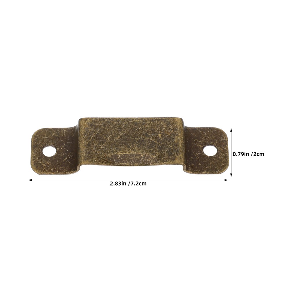 6Pcs Metal Tape Measure Belt Clip with Rivets Stable Holder for Measuring Tools