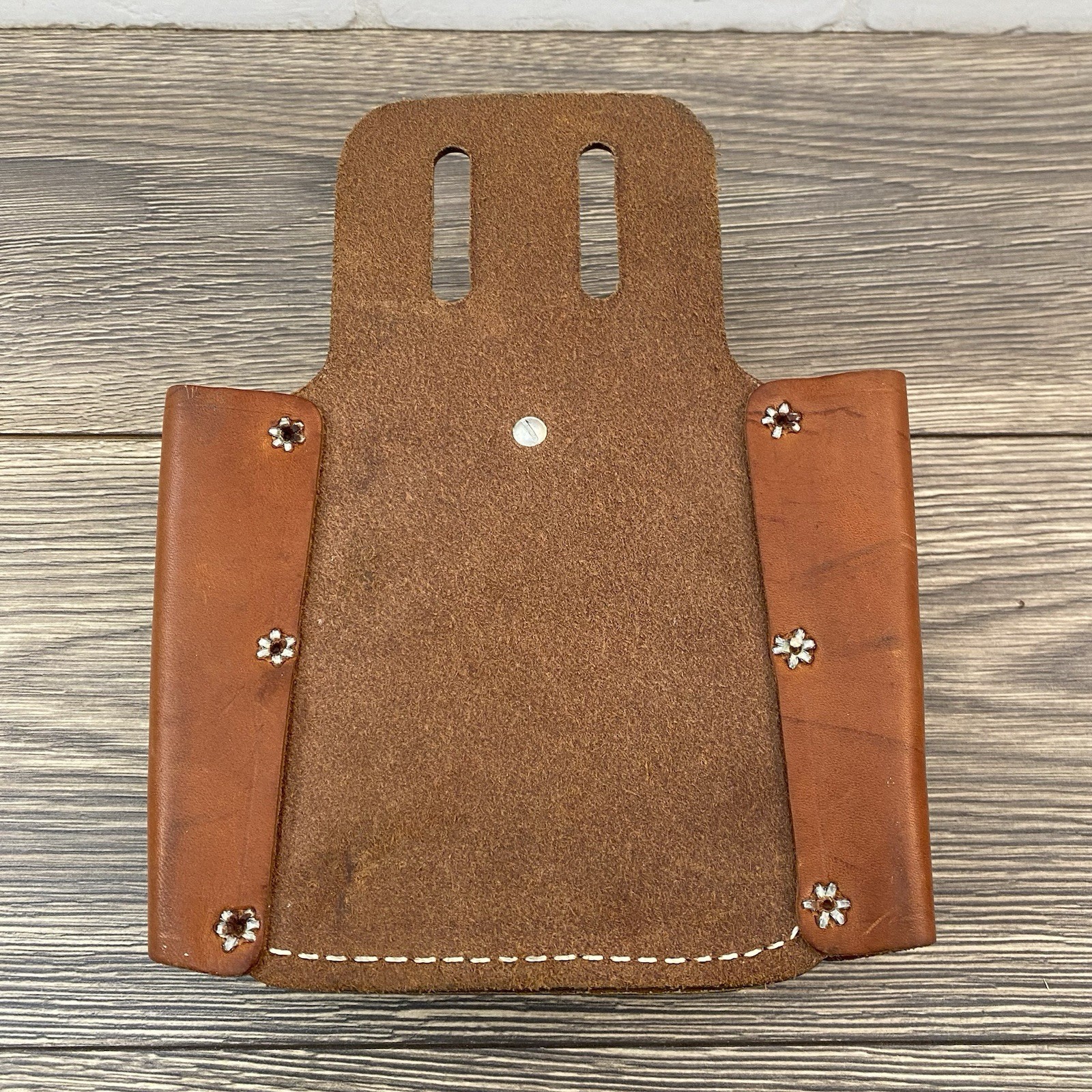 Vintage Stringer Heavy Duty Leather Electrician Lineman Tool Pouch