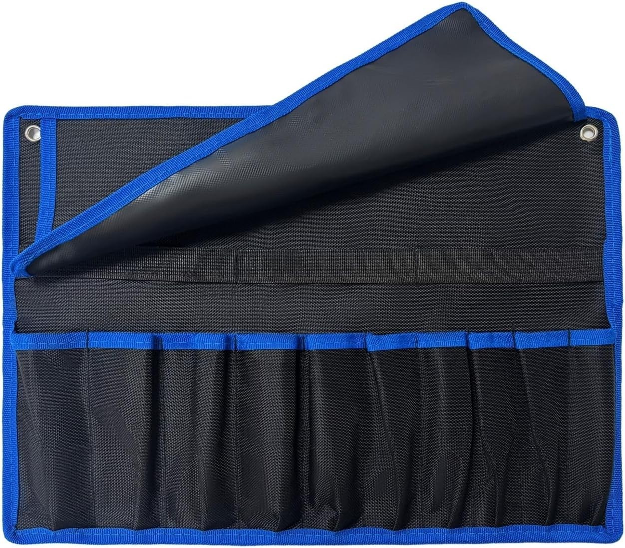 Roll Up Wrench Pouch SAE, Heavy Duty Canvas Tool Wrench Organizer Bag 10+10 P…