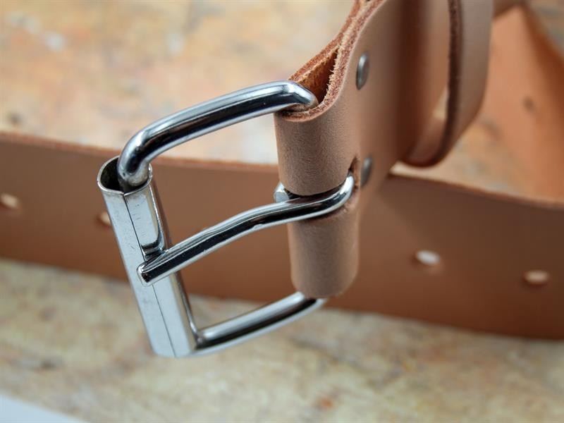 Faithfull Heavy-Duty Leather Belt 45mm Wide FAILB134