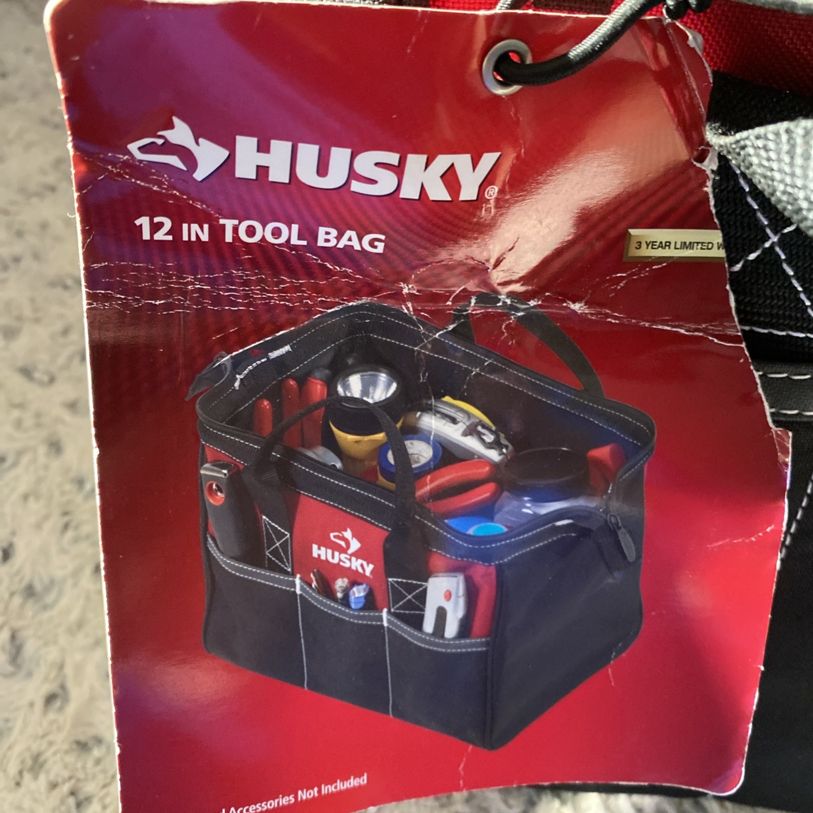 Husky 12-Inch Tool Bag (12 x 9 x 8 inch)
