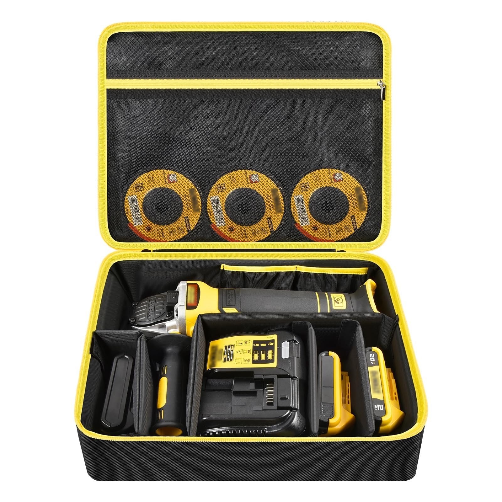 Tool Storage Bag for 20V MAX Angle Grinder, Fits FLEXVOLT Brushless, Battery & C