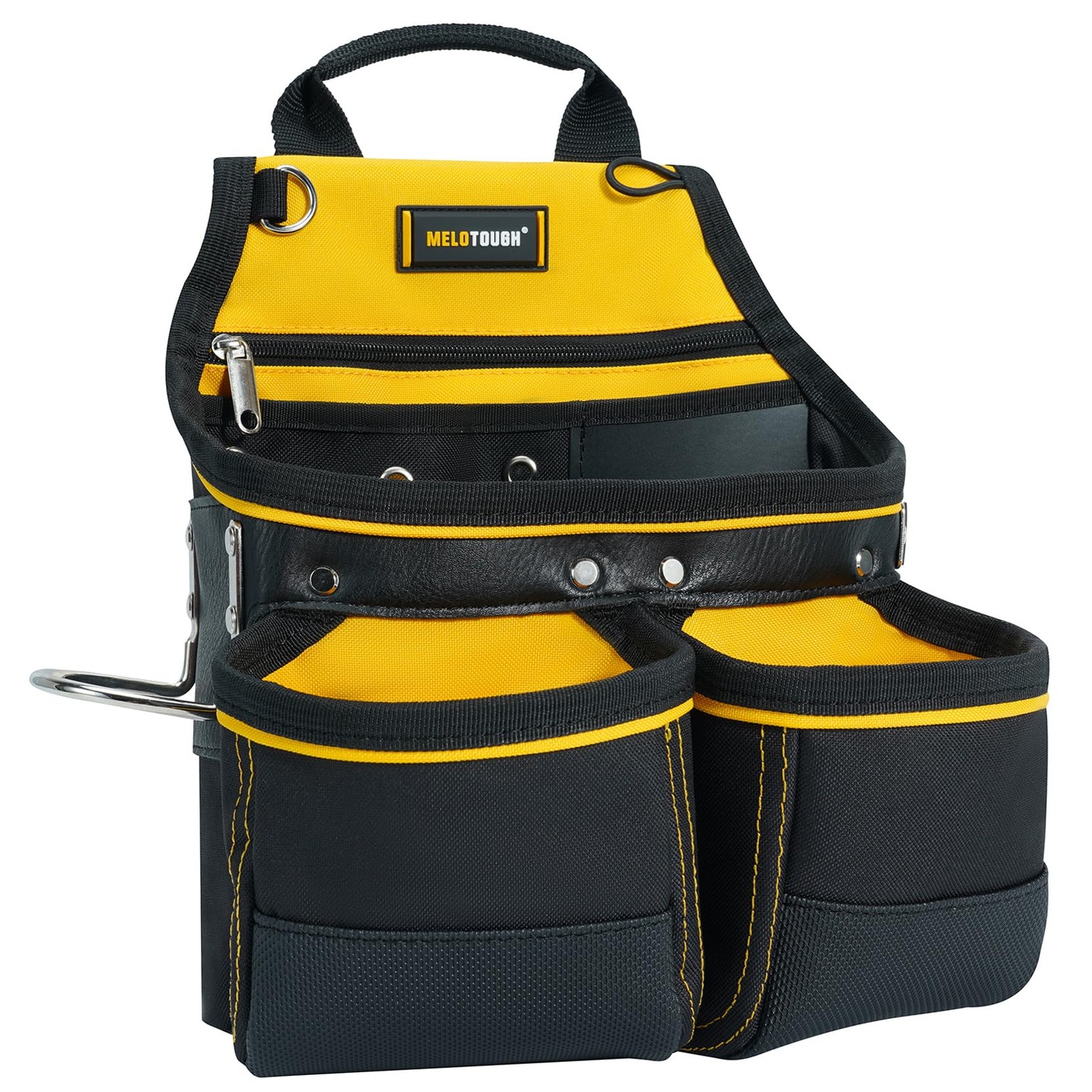 Carpenter Tool Pouch 10 Pockets Electrician Framer Belt Bag Hammer Holder