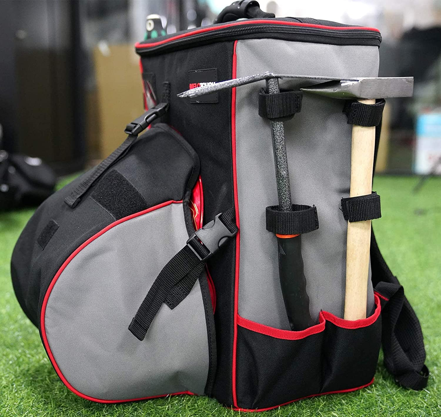 Large Welding Tool Backpack Extreme Gear Pack with Helmet Catch Storage Big Bag