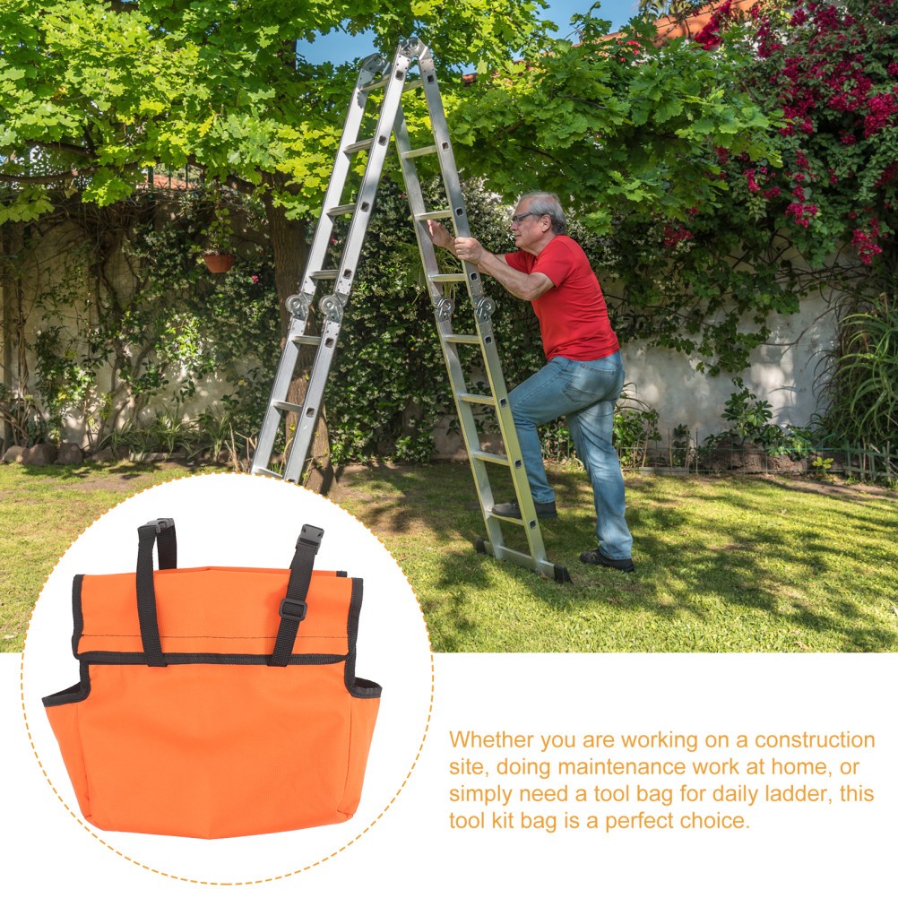Multifunctional Tool Storage Portable Foldable Ladder Bag for Tools
