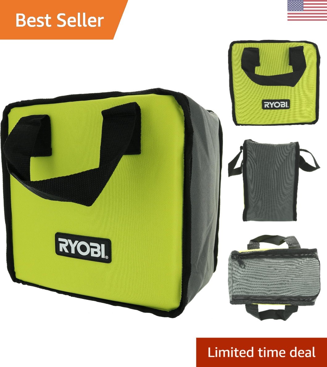 Lime Green Compact Tool Tote Bag – Stylish Organizer for Tools & Accessories