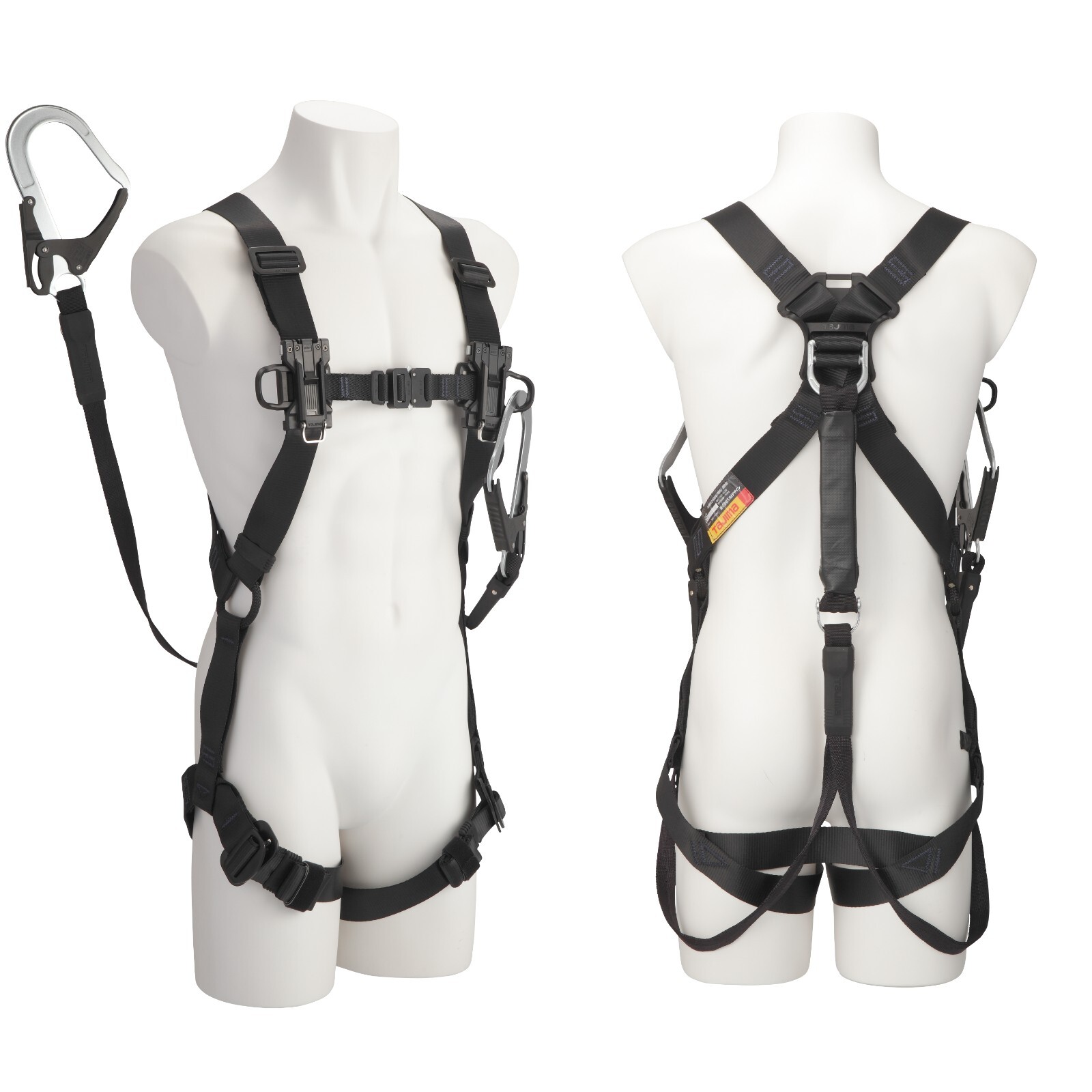 TAJIMA Sef Harness B Safety Support Suspenders Flat Rope A4SFBFR-WL4BK Japan