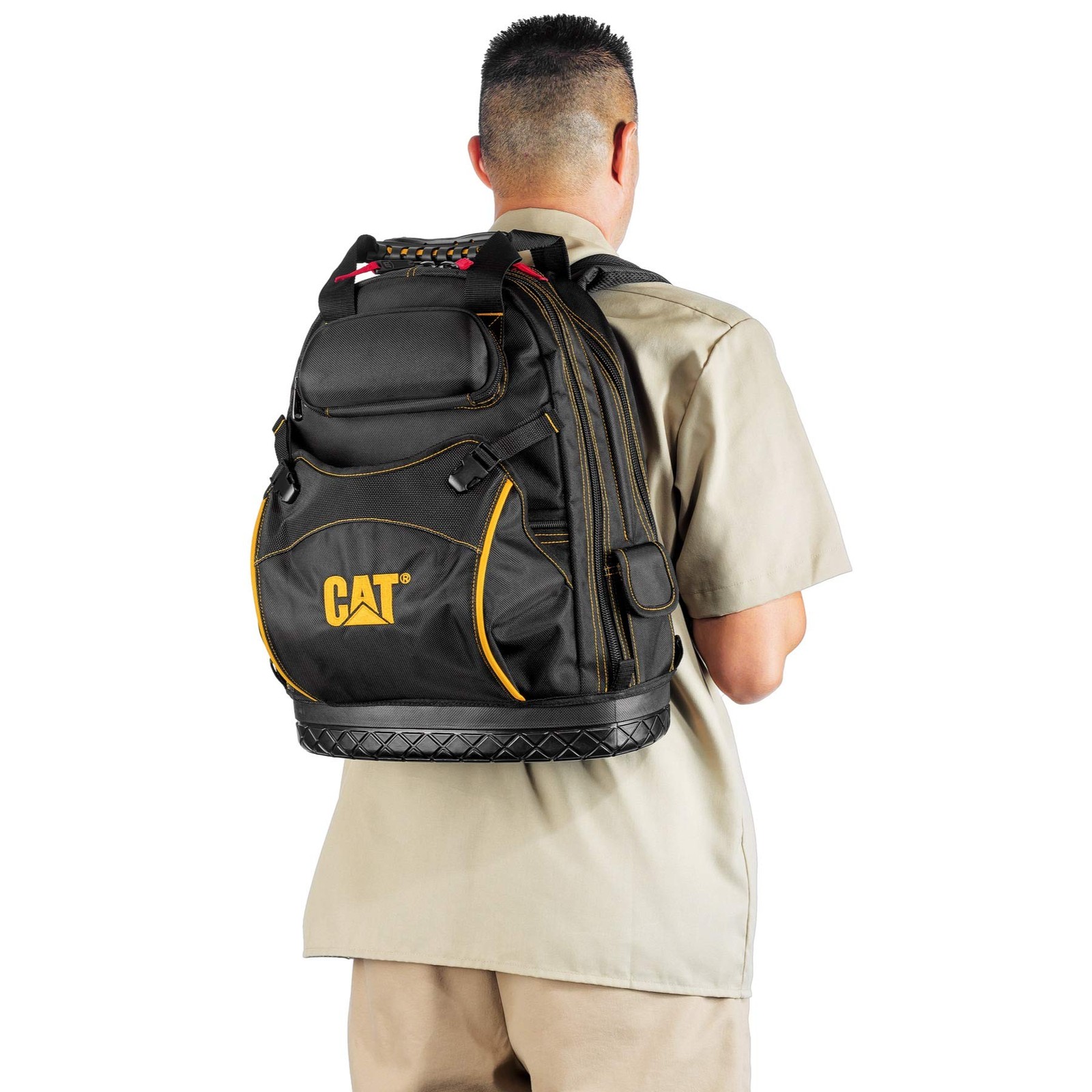 CAT 18-Inch Pro Tool Back Pack, 32 Pockets for Tool Storage and Organization, Pr