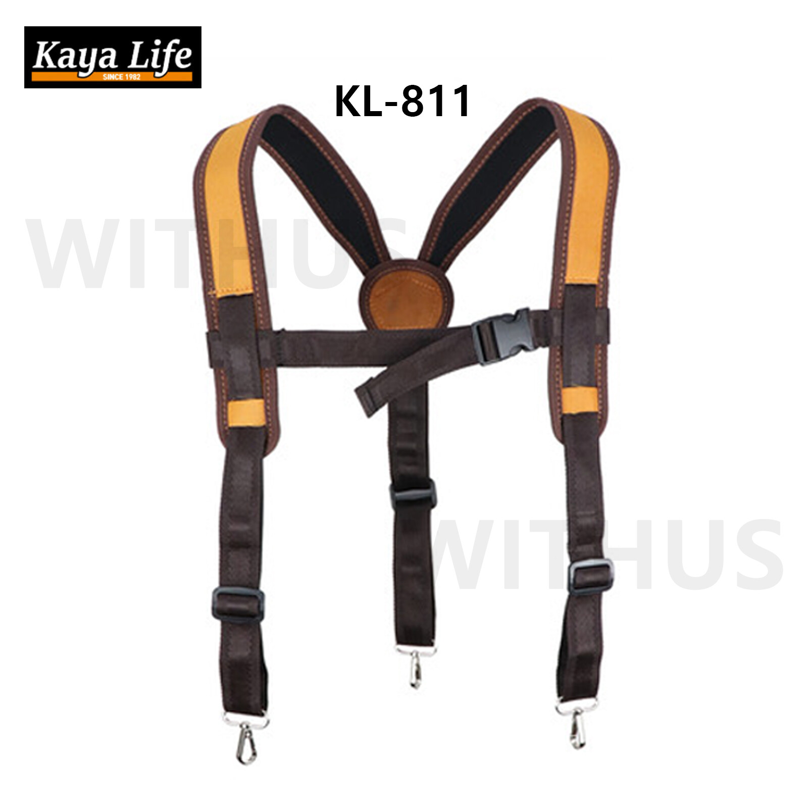KAYALIFE KL-800 Work Tool Belt Set Suspenders Drill Pouch Holder Made in Korea