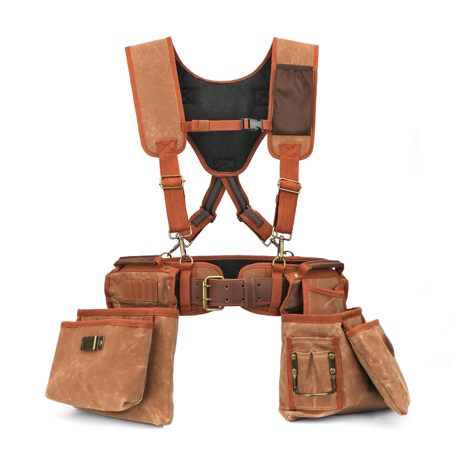 Electrician/Carpenter/Framer Tool Construction Bag Suspender Rig Beltbag