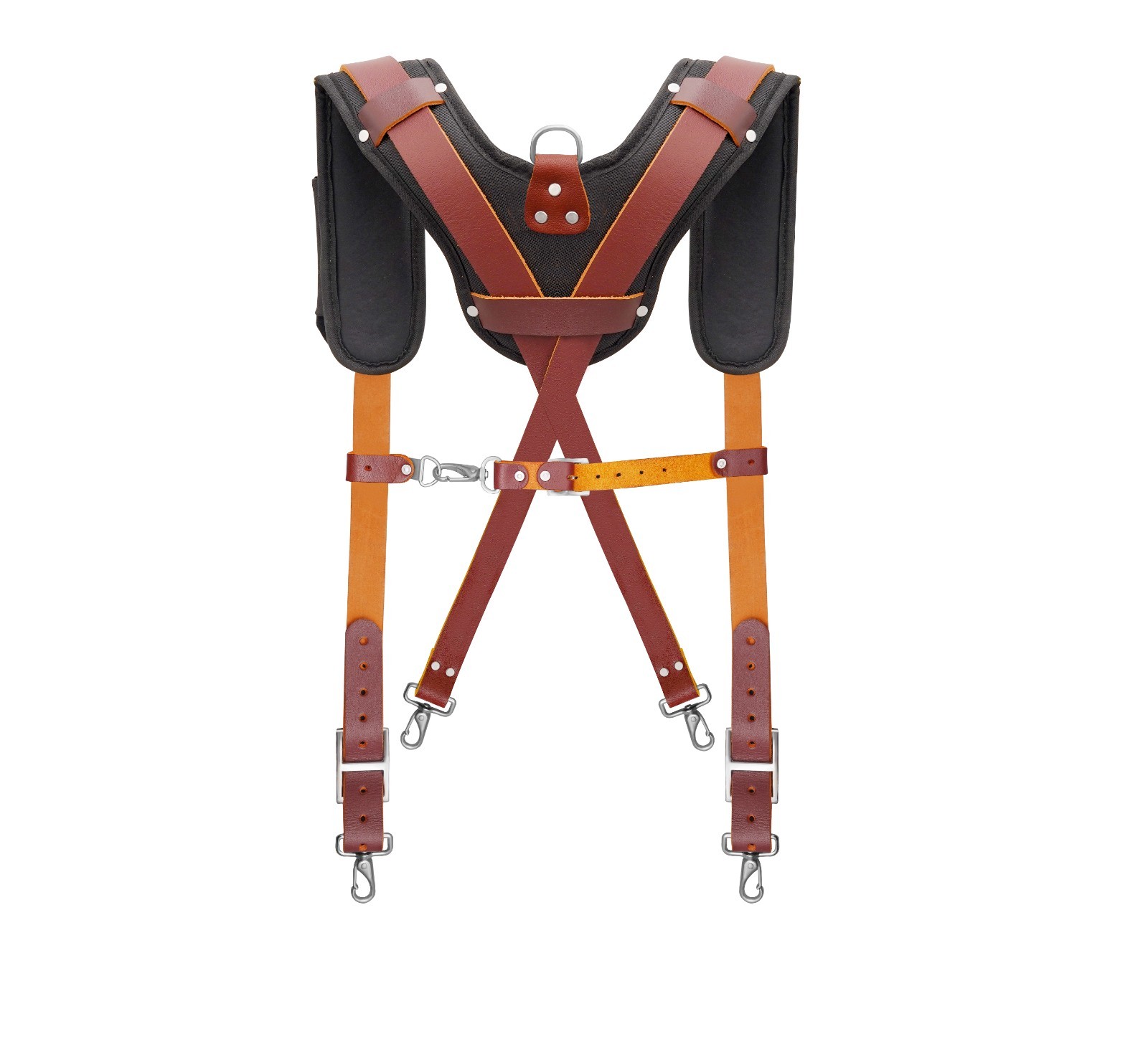 TRUTUCH Nylon and Leather Tool Belt with Leather Work Suspender | Tool Belts