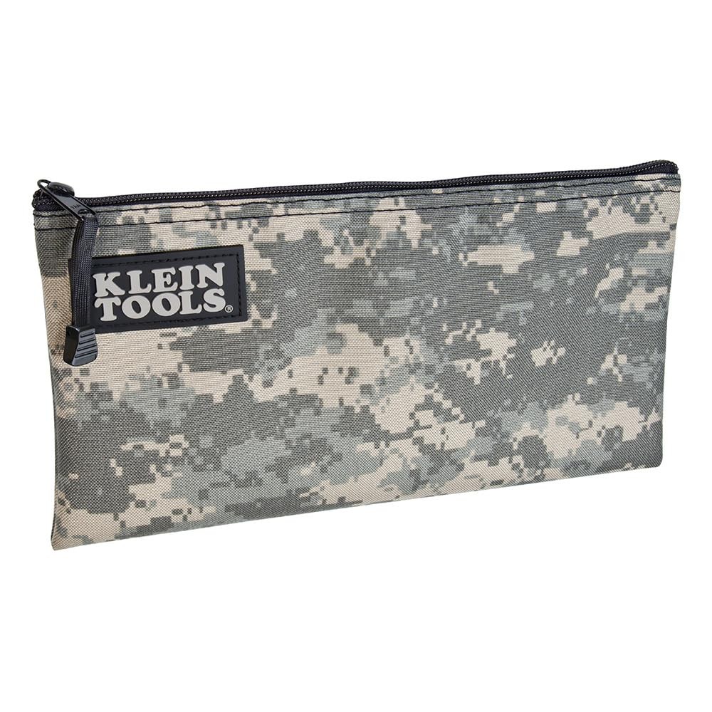 Klein Tools 5139C Zipper Bag, Camouflage Cordura Nylon Tool Pouch with HeavyD…