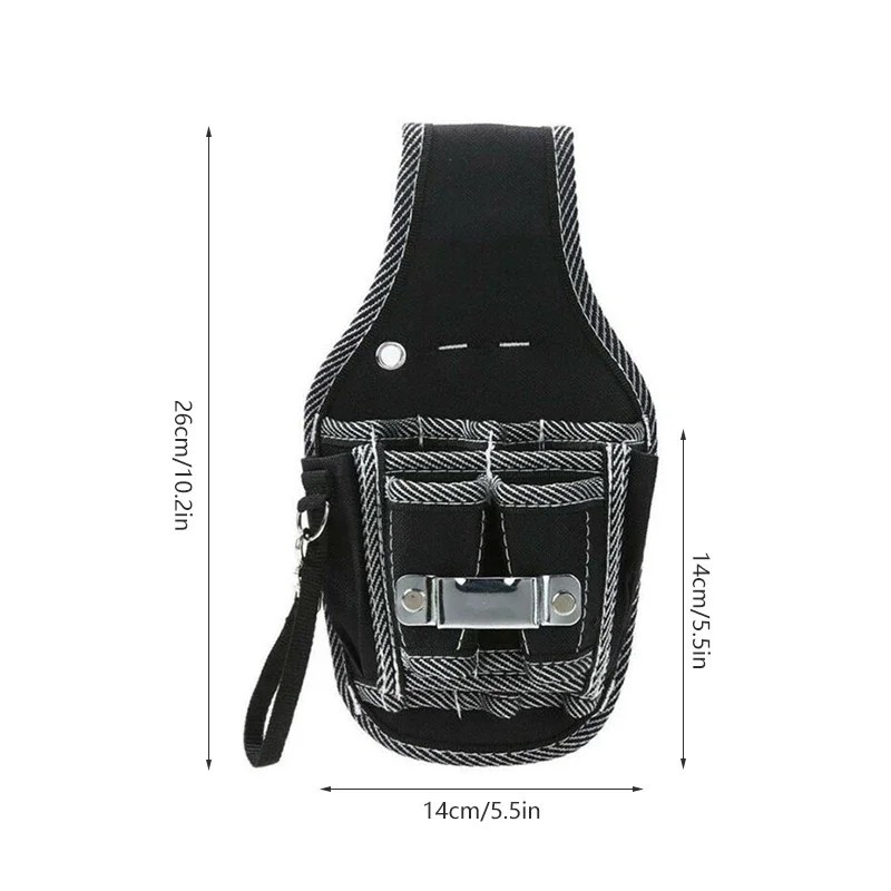 Heavy Duty Nylon Tool Waist Bag Electrician Screwdriver Holder Pouch Case Gift