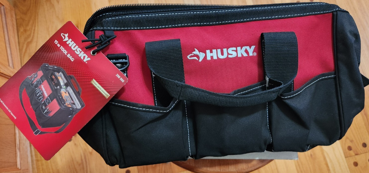 HUSKY 15 INCH TOOL BAG #398 900