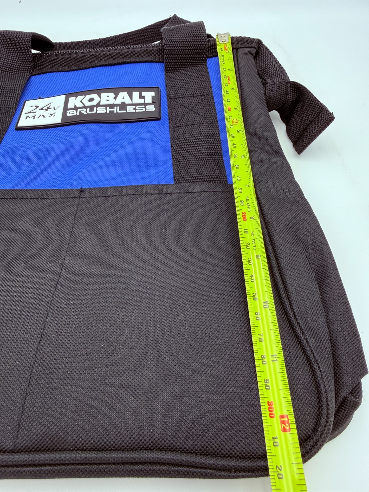 Blue Kobalt Heavy Duty Zipper Tool Bag with Handles 10″x13″x6″