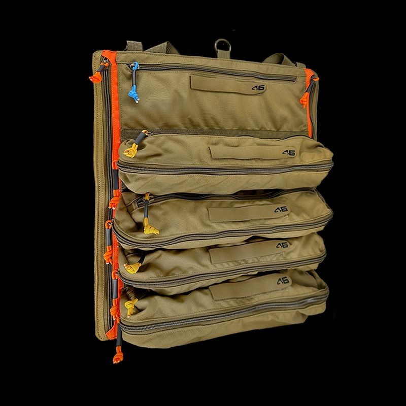 Atlas 46 Yorktown Tool Roll® SAE – Medium Size Coyote/Orange