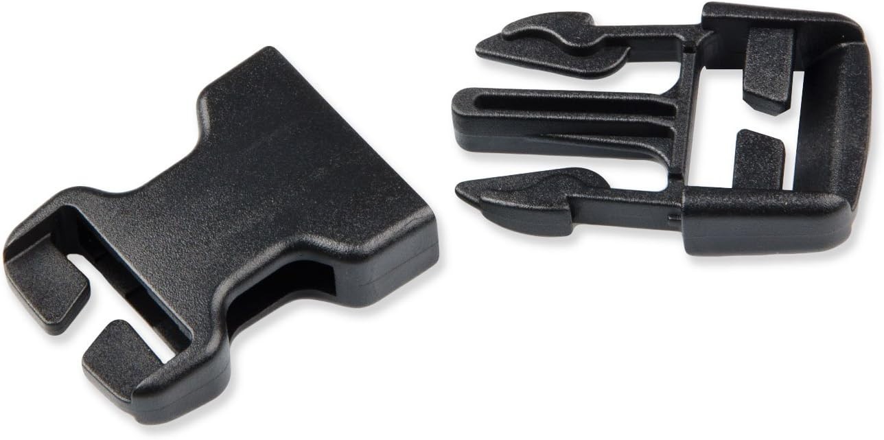 Durable 25mm Plastic Quick-Release Buckles – 4 Pack for Outdoor Adventure Gear